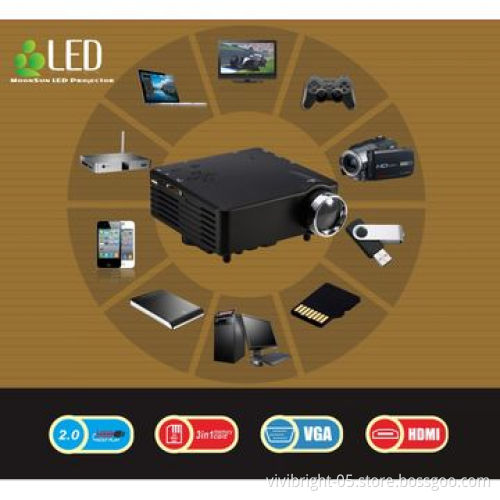 barcomax Brand GP7S mini projector,manufactuer OEM Provide Wholesale 1080P DLP Led Mini portable